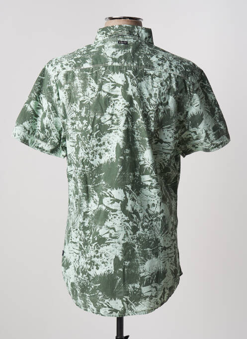 Cămașă cu mâneci scurte verde PETROL INDUSTRIES bărbat