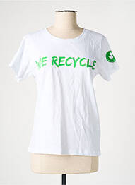 Tricou alb SAVE THE DUCK femme