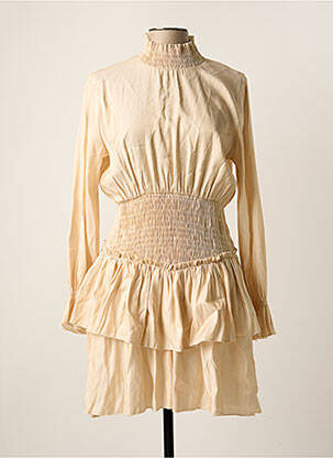 Rochie midi bej FOUDRE BY AURELIE VAN DAELEN femeie