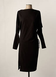 Rochie midi negru ASTRID BLACK LABEL femeie