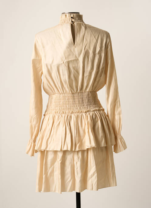 Rochie midi bej FOUDRE BY AURELIE VAN DAELEN femeie