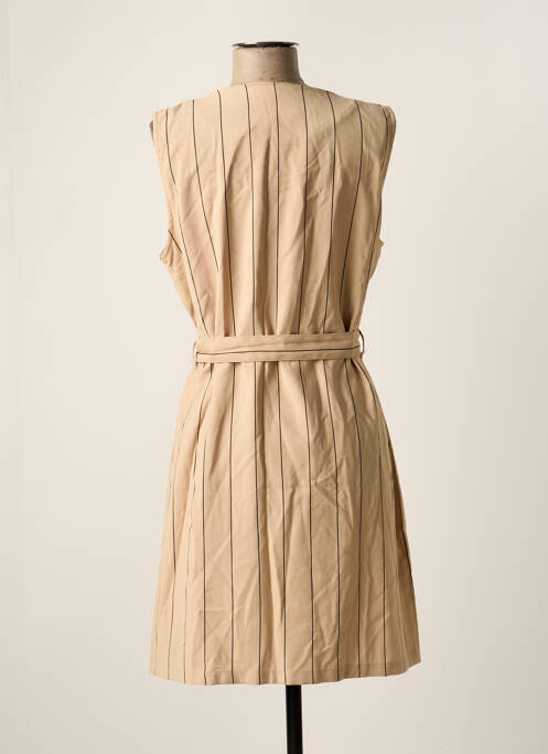 Rochie midi bej VERO MODA femeie