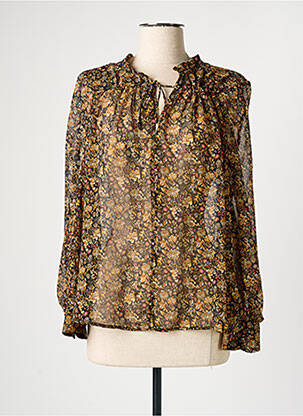 Bluză maro MANGO femeie