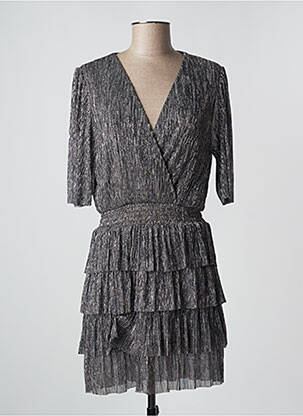 Rochie midi gri MANGO femeie