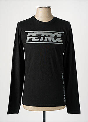 Tricou negru PETROL INDUSTRIES bărbat