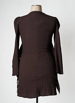 Rochie midi maro ASTRID BLACK LABEL femeie