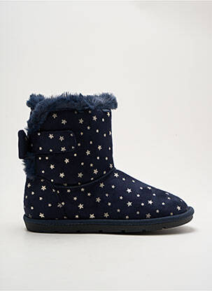 Cizme vârf rotund toc platformă albastru I LOVE SHOES copil