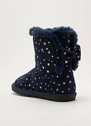 Cizme vârf rotund toc platformă albastru I LOVE SHOES copil