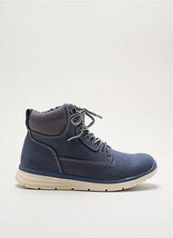 Botine/ghete material neted toc platformă albastru I LOVE SHOES copil