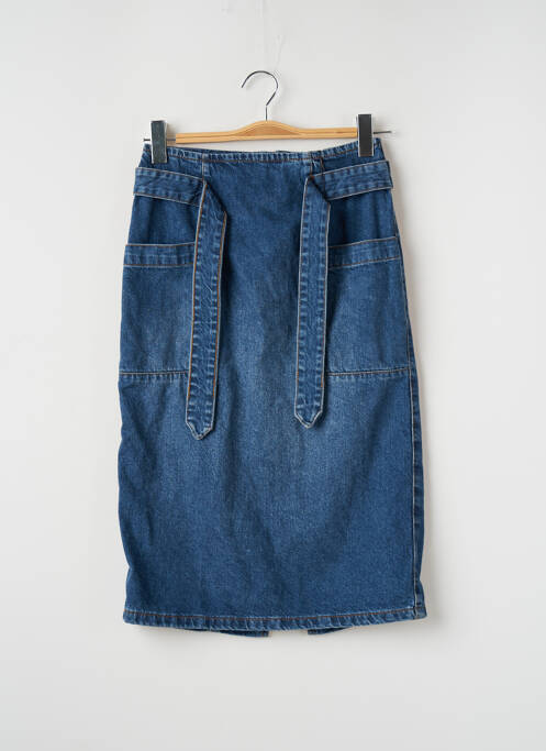 Fustă midi albastru JACQUELINE DE YONG femeie