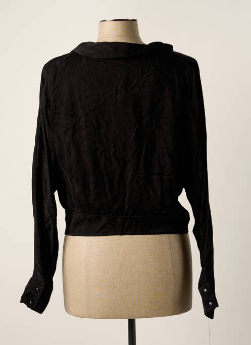 Top negru ASTRID BLACK LABEL femeie