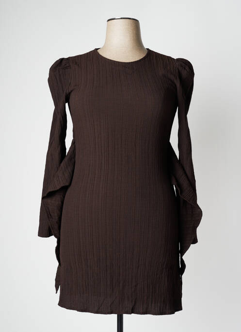 Rochie midi maro ASTRID BLACK LABEL femeie