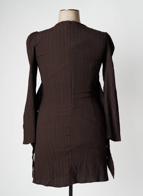 Rochie midi maro ASTRID BLACK LABEL femeie