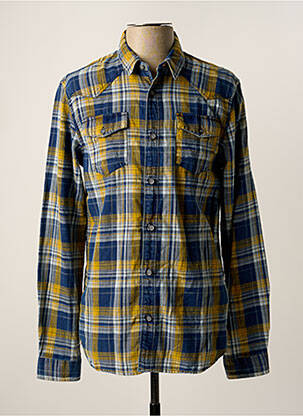 Cămașă cu mâneci lungi galben PETROL INDUSTRIES bărbat