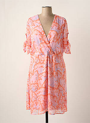 Rochie midi roz VERO MODA femeie