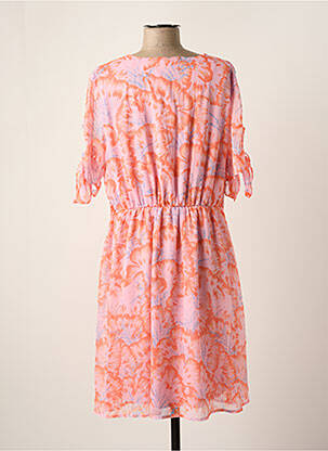 Rochie midi roz VERO MODA femeie