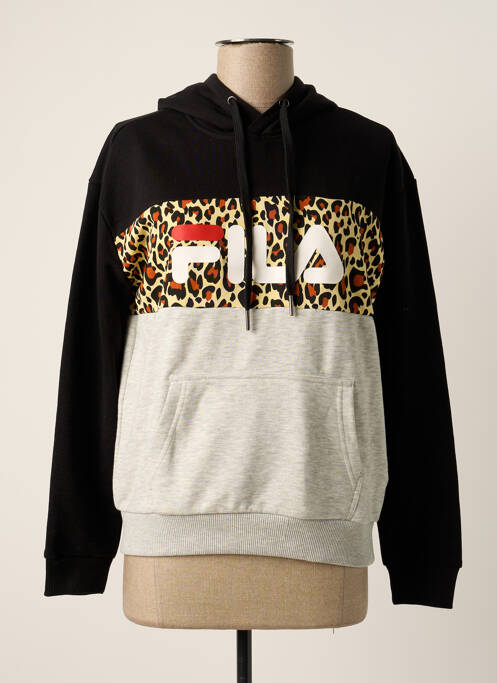 Hanorac cu glugă negru FILA femeie