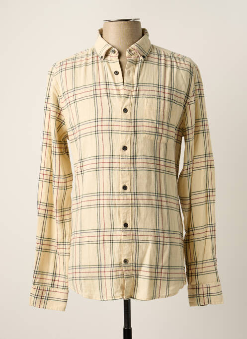 Cămașă cu mâneci lungi bej ONLY&SONS bărbat