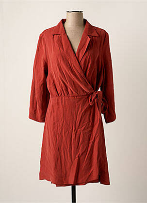 Rochie midi roșu MANGO femeie