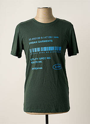 Tricou verde JACK & JONES bărbat