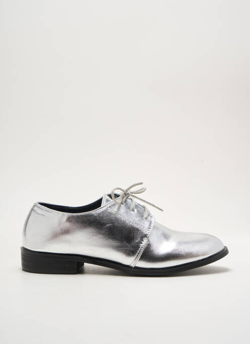 Mocasini argintiu I LOVE SHOES femeie