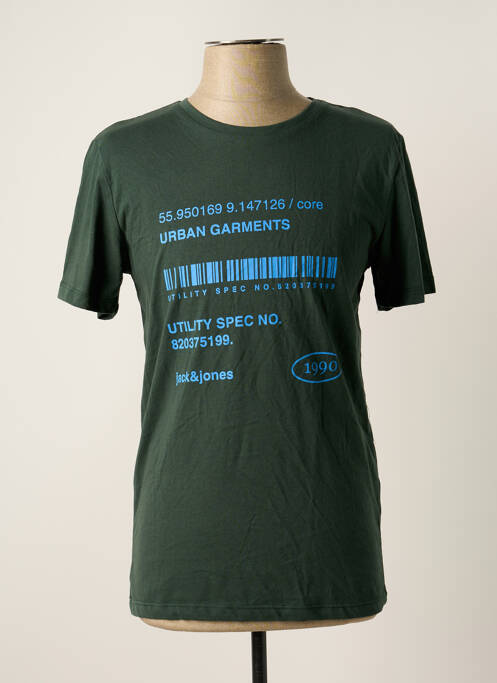 Tricou verde JACK & JONES bărbat