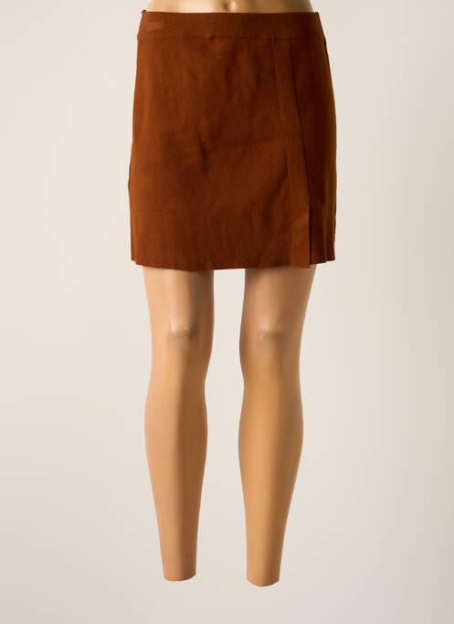 Fustă scurtă maro MANGO femeie