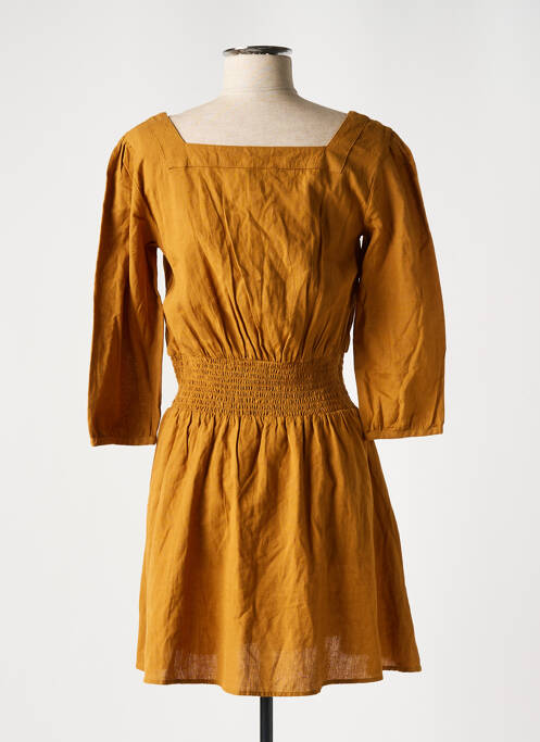 Rochie scurtă maro ONLY femeie