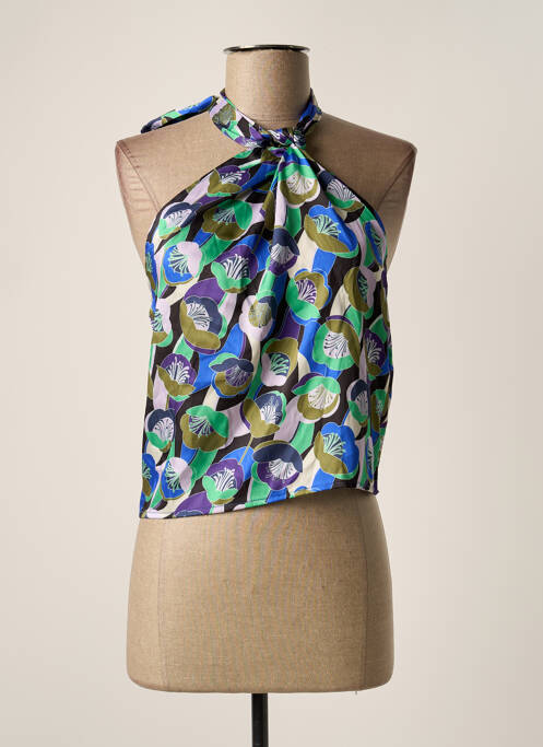 Top scurt verde OGL femeie