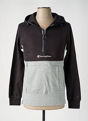 Hanorac cu glugă negru CHAMPION bărbat