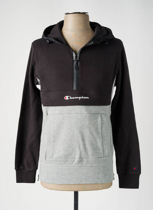 Hanorac cu glugă negru CHAMPION bărbat