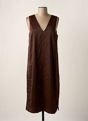 Rochie midi maro VERO MODA femeie