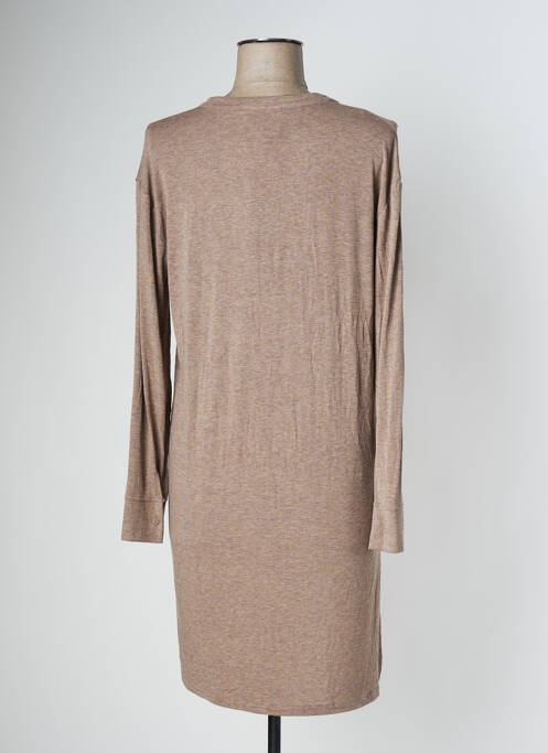 Tunică mâneci lungi maro MANGO femeie