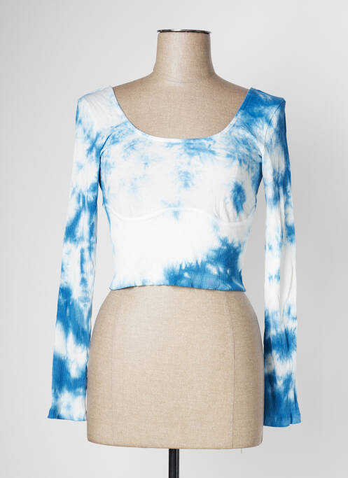 Top scurt albastru TALLY WEIJL femeie