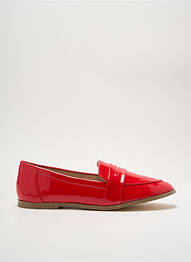 Mocasini material neted toc plat până la 3 cm roșu I LOVE SHOES femeie