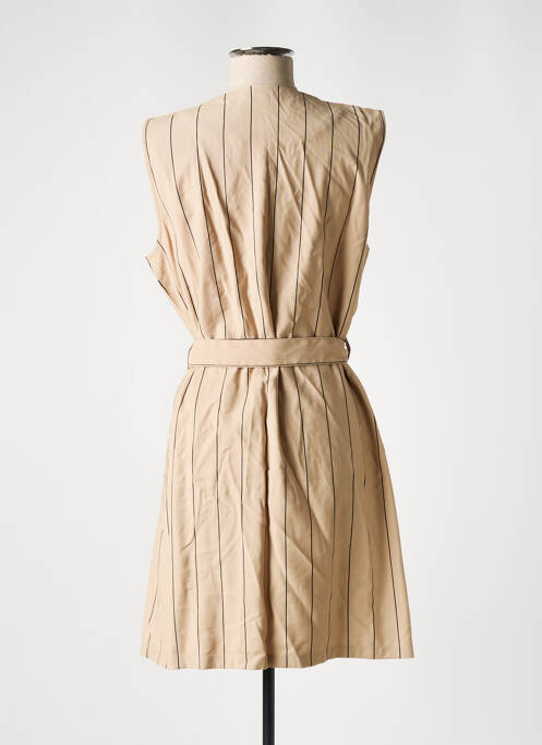 Rochie midi bej VERO MODA femeie