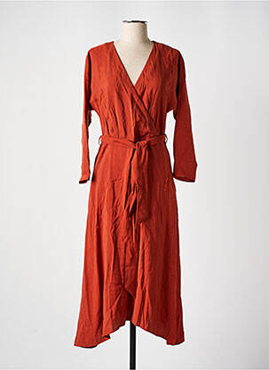 Rochie midi maro MANGO femeie