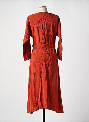 Rochie midi maro MANGO femeie