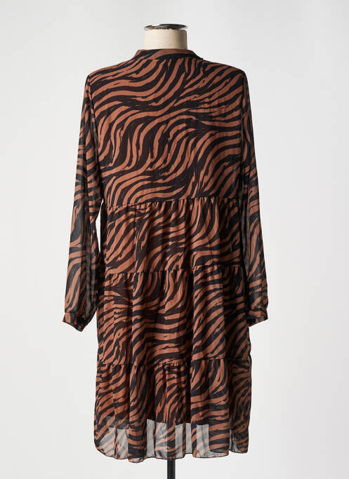 Rochie scurtă maro ZABAIONE femeie