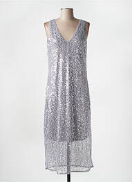 Rochie midi gri VERO MODA femeie
