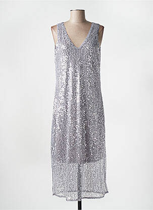 Rochie midi gri VERO MODA femeie