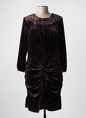 Rochie midi maro DEUX. BY ELINE DE MUNCK femeie