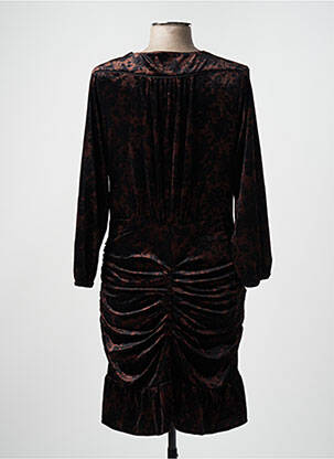 Rochie midi maro DEUX. BY ELINE DE MUNCK femeie