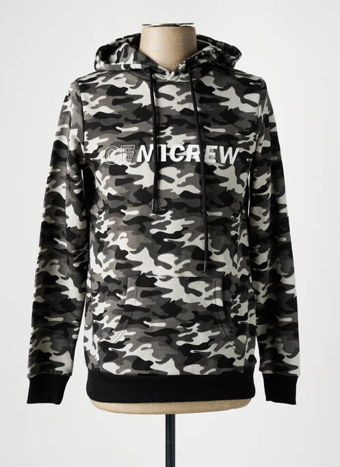 Hanorac cu glugă gri CEMI bărbat