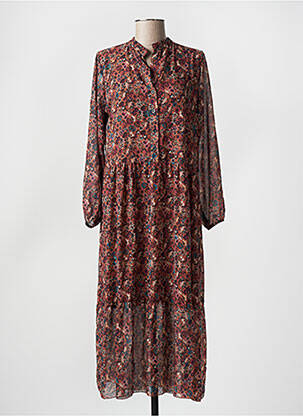 Rochie lungă maro ZABAIONE femeie