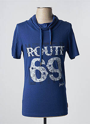 Tricou albastru JACK & JONES bărbat