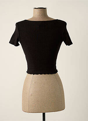 Top scurt negru TALLY WEIJL femeie