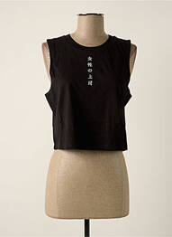 Top scurt negru TALLY WEIJL femeie