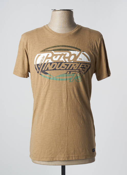 Tricou maro PETROL INDUSTRIES bărbat
