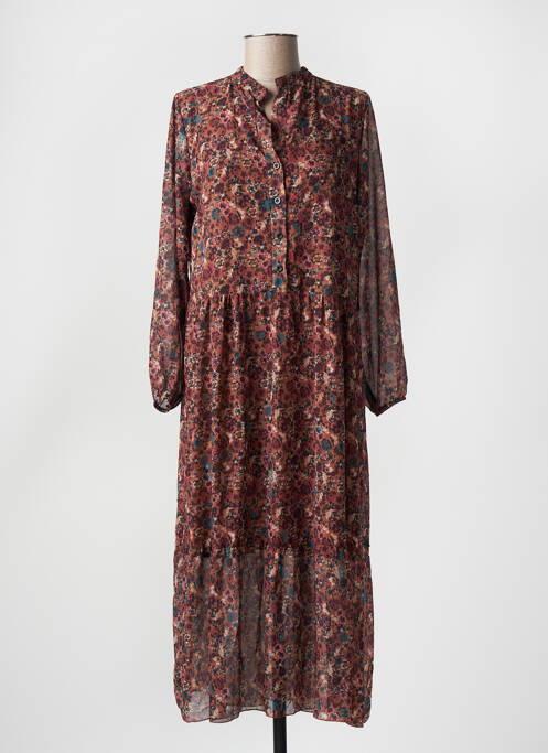 Rochie lungă maro ZABAIONE femeie